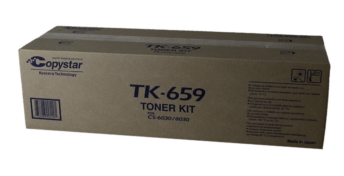 Picture of Kyocera Mita 1T02FB0CS0 (TK-659) Black Toner Cartridge (47000 Yield)