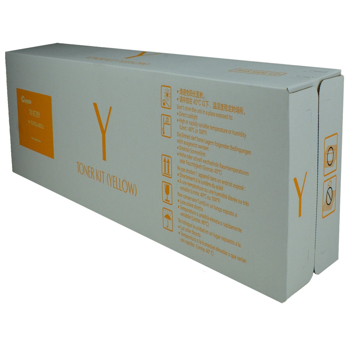 Picture of OEM Copystar TK-8729Y (1T02NHACS0) Toner Cartridge, Yellow, 30K Yield