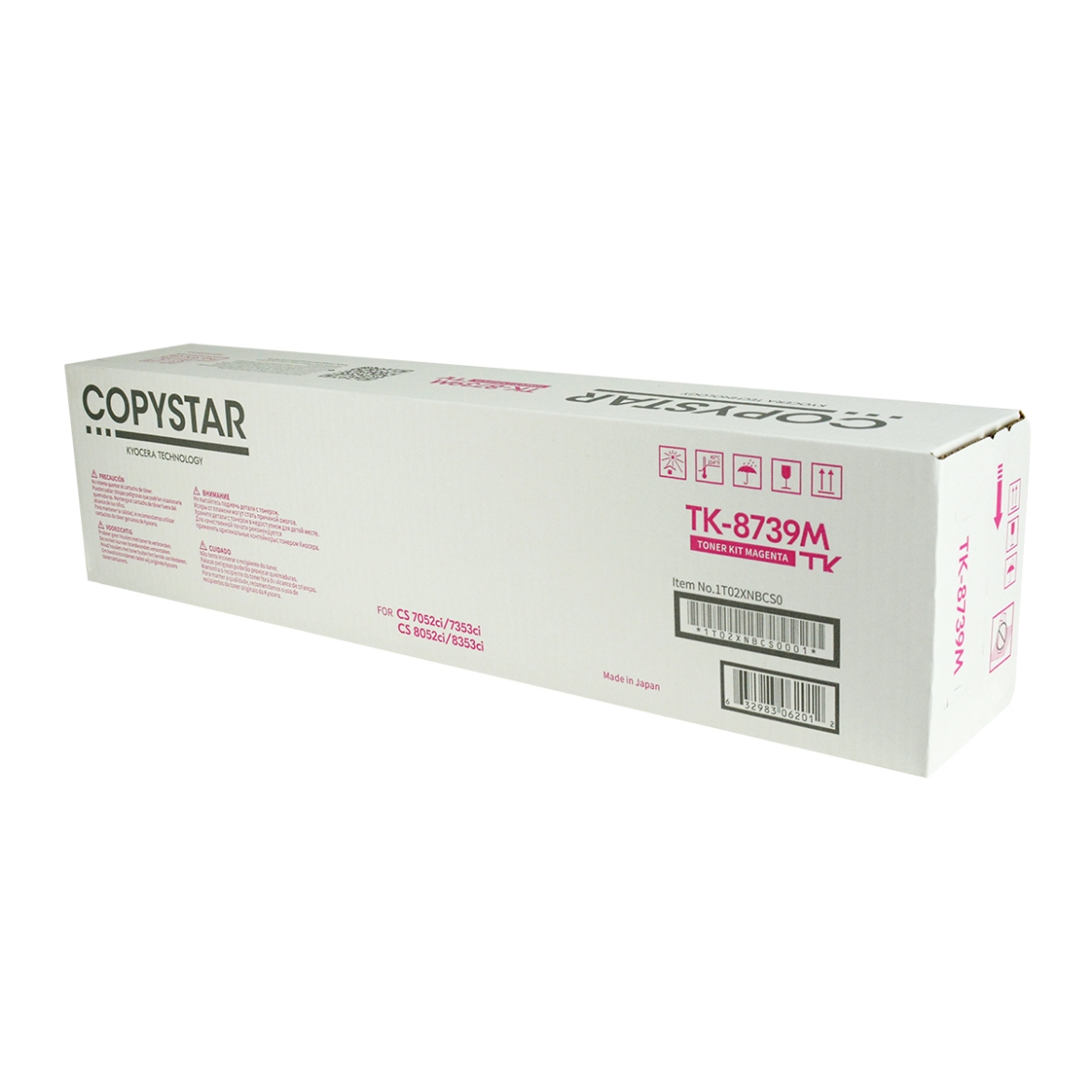 Picture of OEM Copystar TK-8739M (1T02XNBCS0) Toner Cartridge, Magenta, 40K Yield