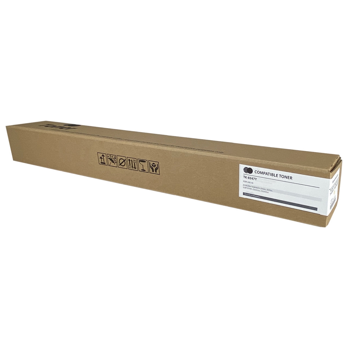 Picture of Compatible 1T02L7AUS0 (TK-8347Y) Yellow Toner Cartridge (12000 Yield)