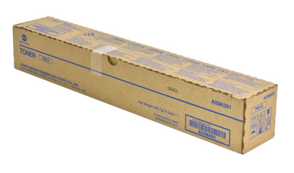 Picture of OEM Konica Minolta TN513 (A33K031) Toner Cartridge, Black, 24K Yield