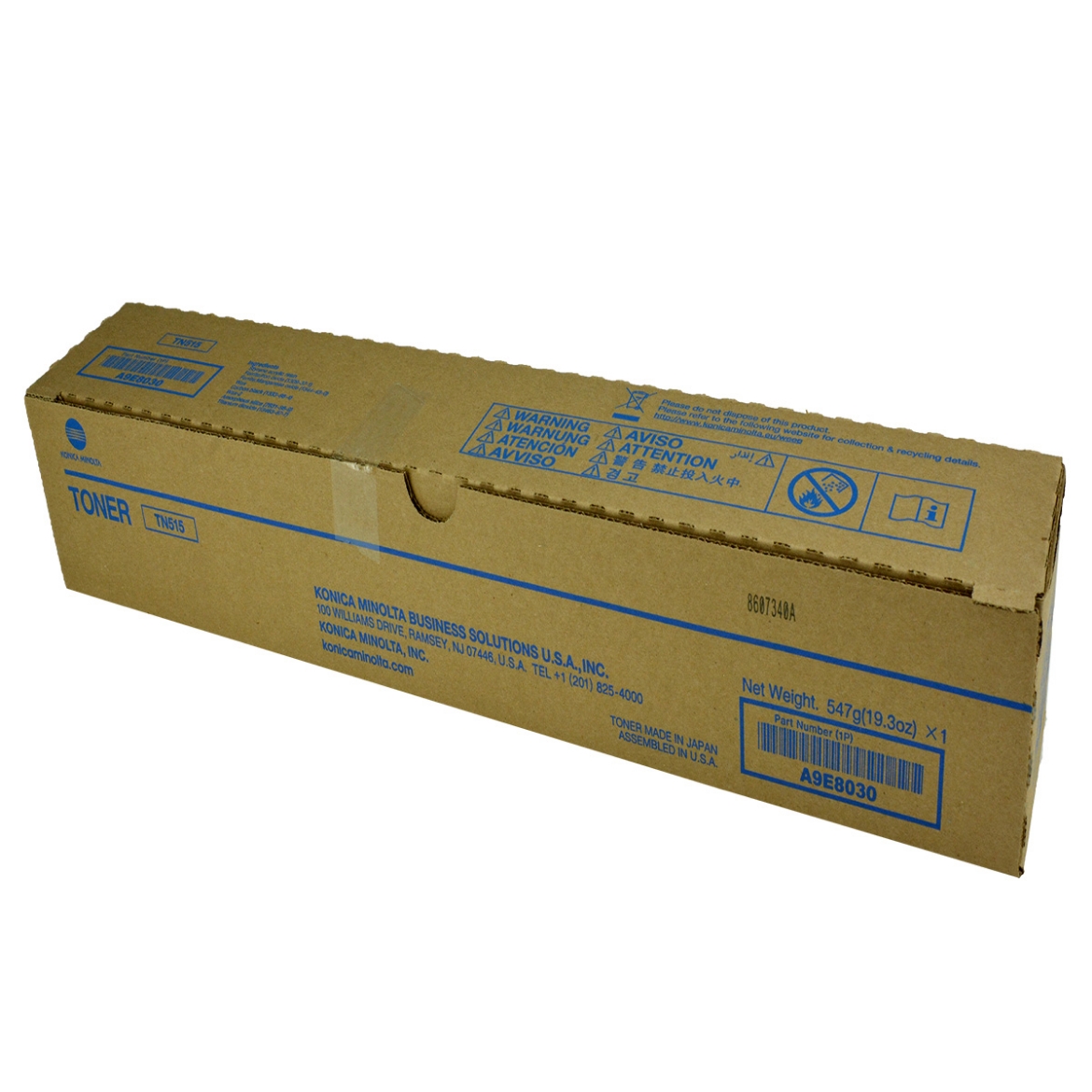 Picture of OEM Konica Minolta TN515K (A9E8030) Toner Cartridge, Black, 24.4K Yield