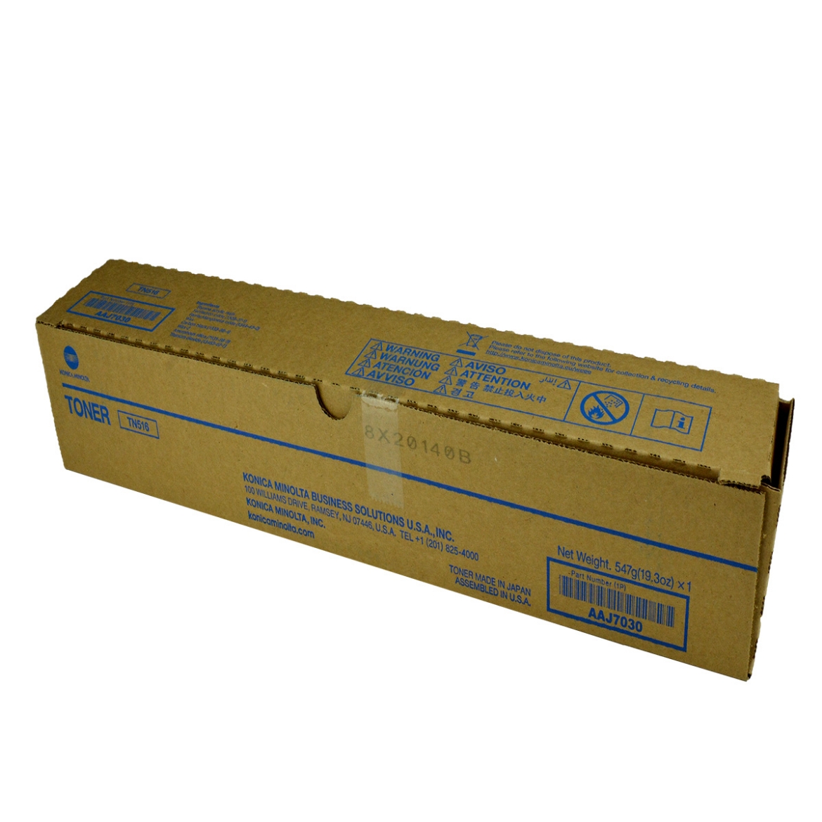 Picture of OEM Konica Minolta TN516 (AAJ7030) Toner Cartridge, Black, 26K Yield