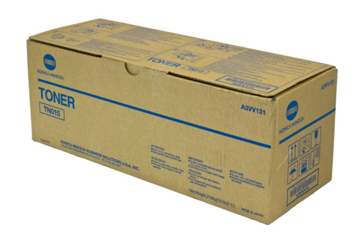 Picture of Konica Minolta A3VV131 (TN-015) Black Toner Cartridge (137000 Yield)