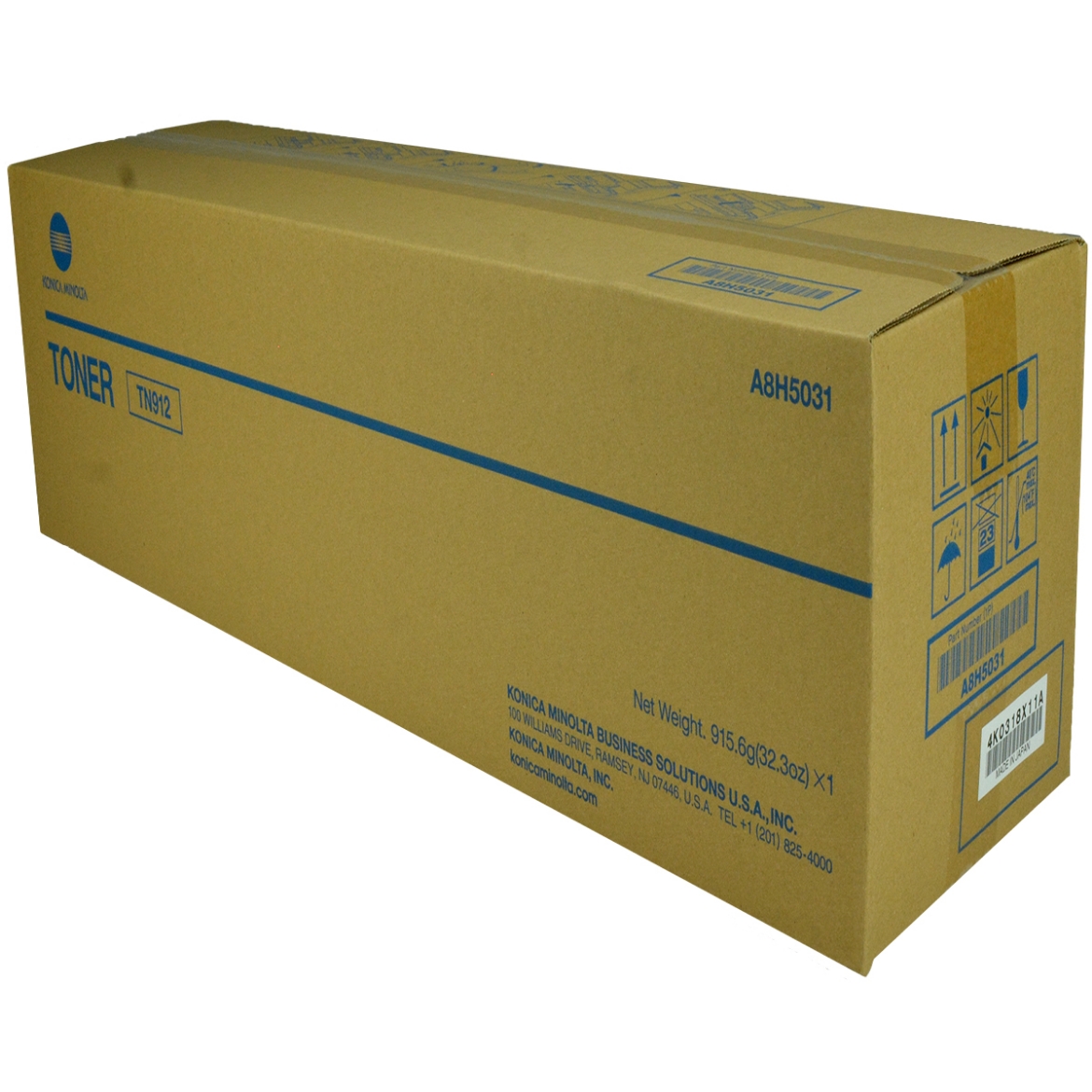 Picture of OEM Konica Minolta TN912 (A8H5031) Toner Cartridge, Black, 40.8K Yield