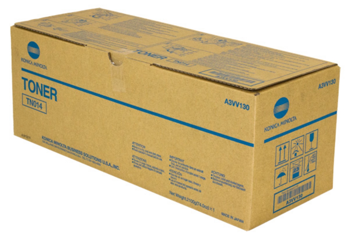 Picture of Konica Minolta A3VV130 (TN-014) Black Toner Cartridge (137000 Yield)