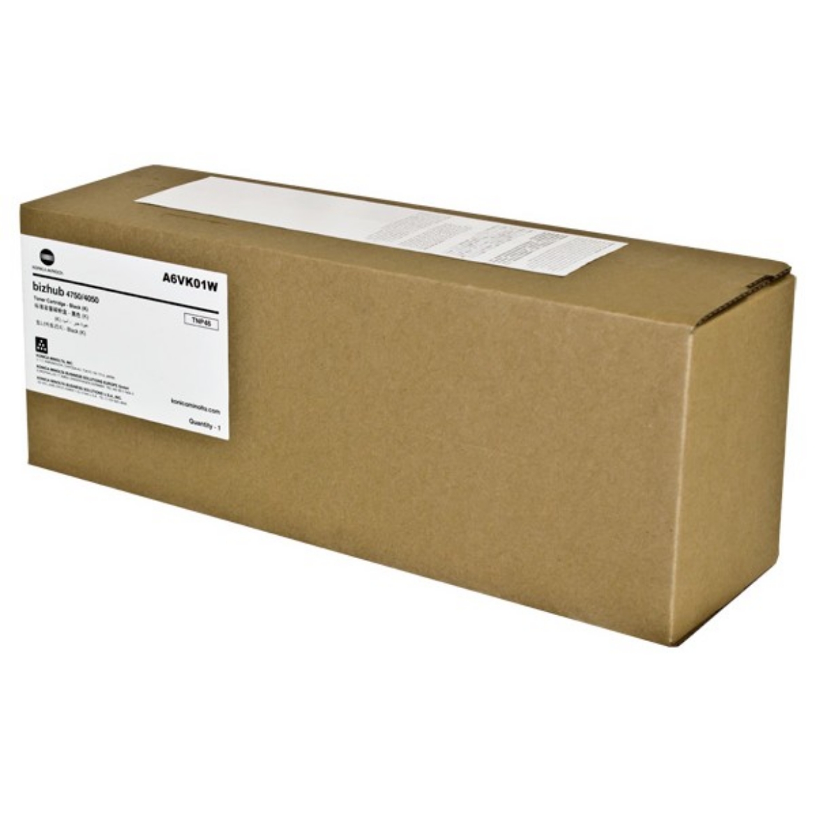 Picture of OEM Konica Minolta TNP46 (A6VK01W) Toner Cartridge, Black, 20K Yield