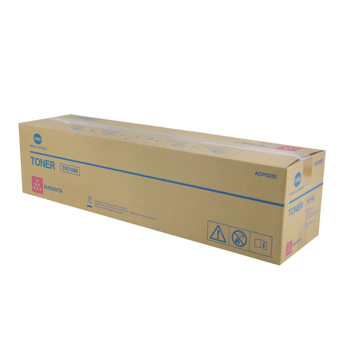 Picture of OEM Konica Minolta TN715M (ACP8330) Toner Cartridge, Magenta, 45K Yield
