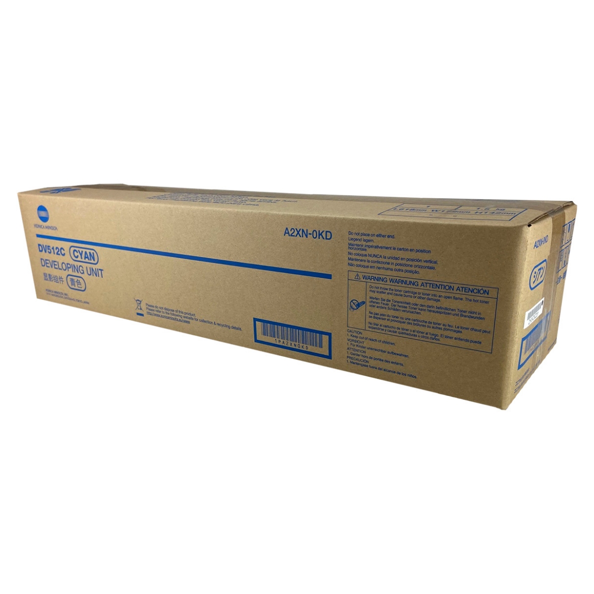 Picture of OEM Konica Minolta DV512C (A2XN0KD) Developer Unit, Cyan, 590K Yield