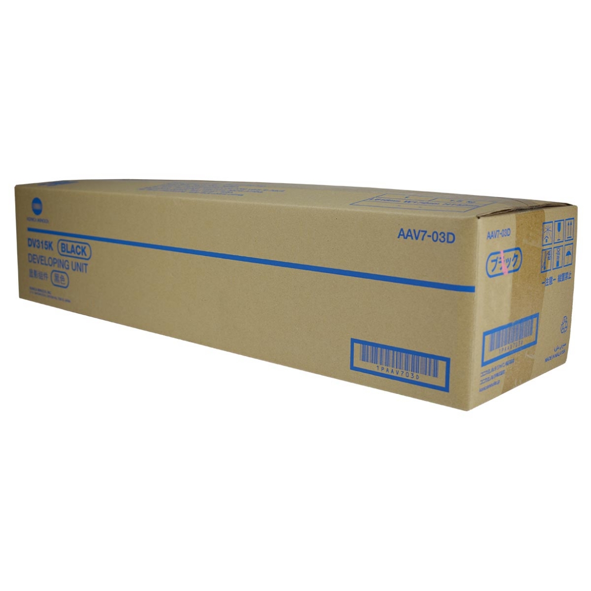 Picture of OEM Konica Minolta DV315K (AAV703D) Developer Unit, Black, 1000K Yield