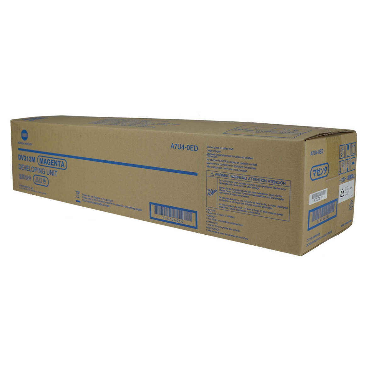 Picture of OEM Konica Minolta DV313M (A7U40ED) Developer Unit, Magenta, 600K Yield