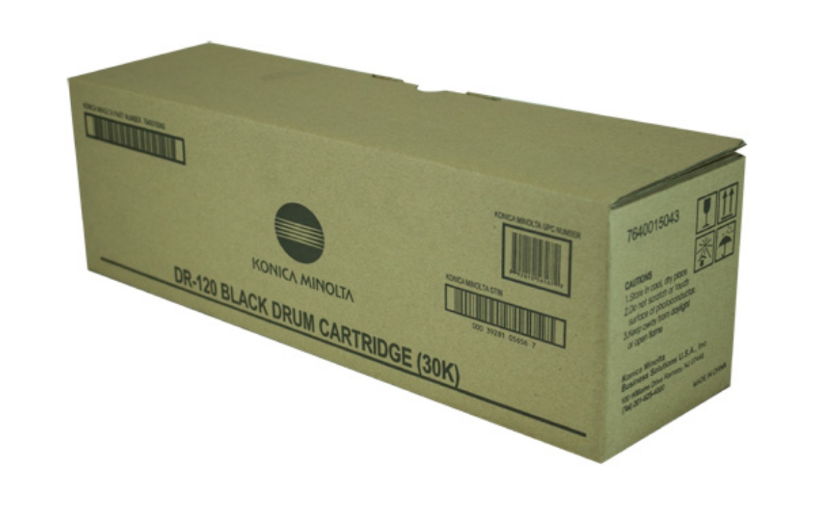 Picture of OEM Konica Minolta DR120 (7640015043) Drum Unit, Black, 30K Yield