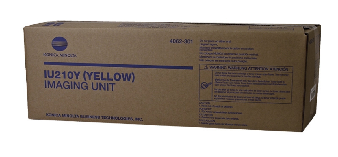 Picture of OEM Konica Minolta IU210Y (4062301) Drum Unit, Yellow, 45K Yield