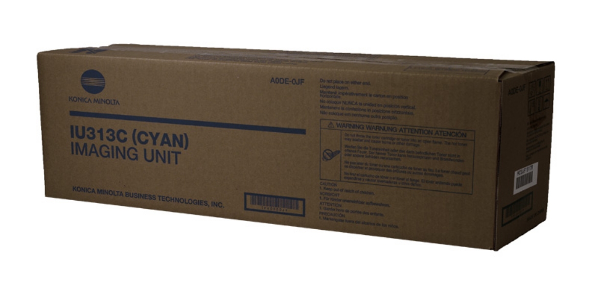 Picture of OEM Konica Minolta IU313C (A0DE0JF) Imaging Unit, Cyan, 90K Yield