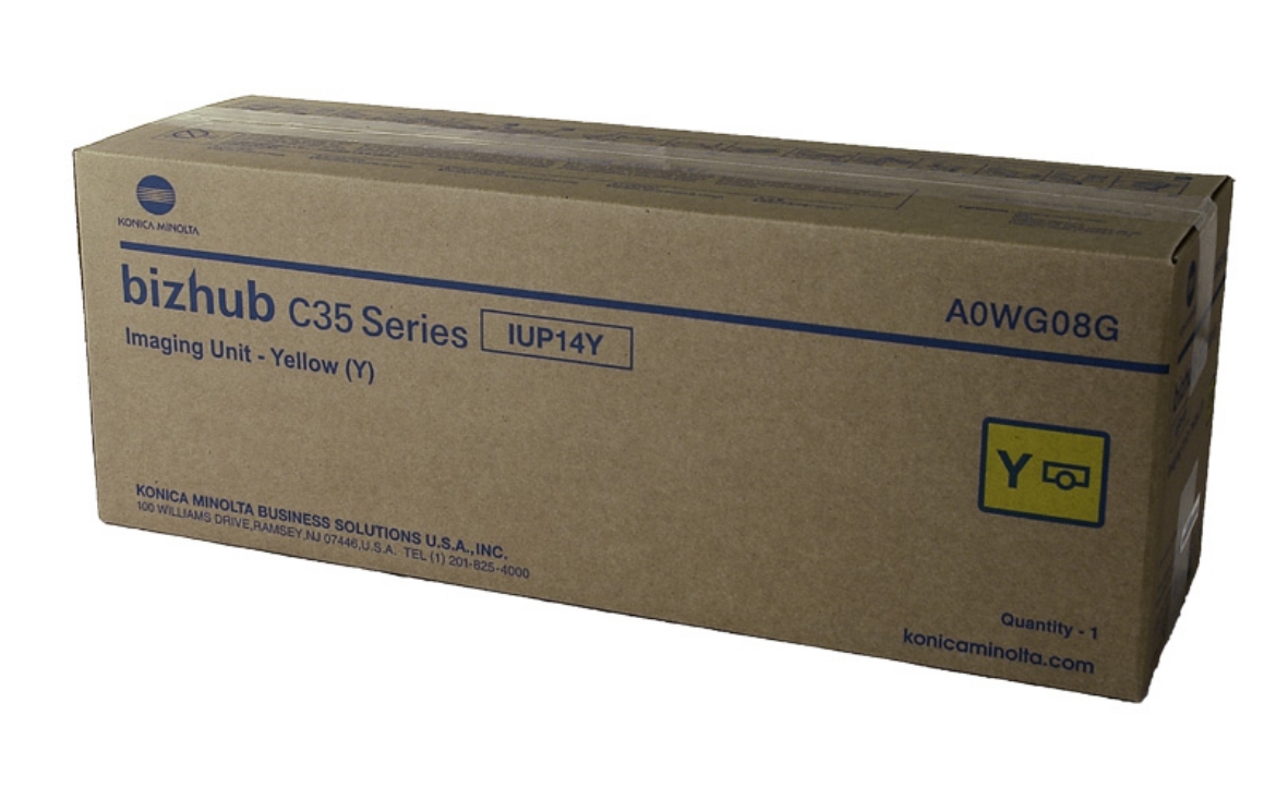 Picture of Konica Minolta A0WG08G Yellow Drum Unit (30000 Yield)