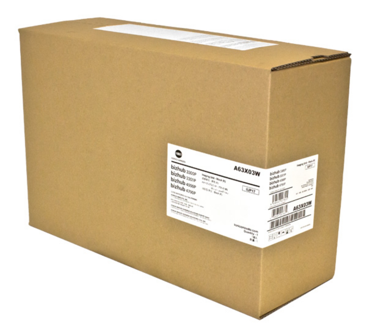 Picture of OEM Konica Minolta IUP17 (A63X03W) Imaging Unit, Black, 60K Yield