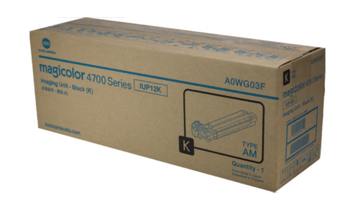 Picture of Konica Minolta A0WG03F Black Copier Drum (30000 Yield)