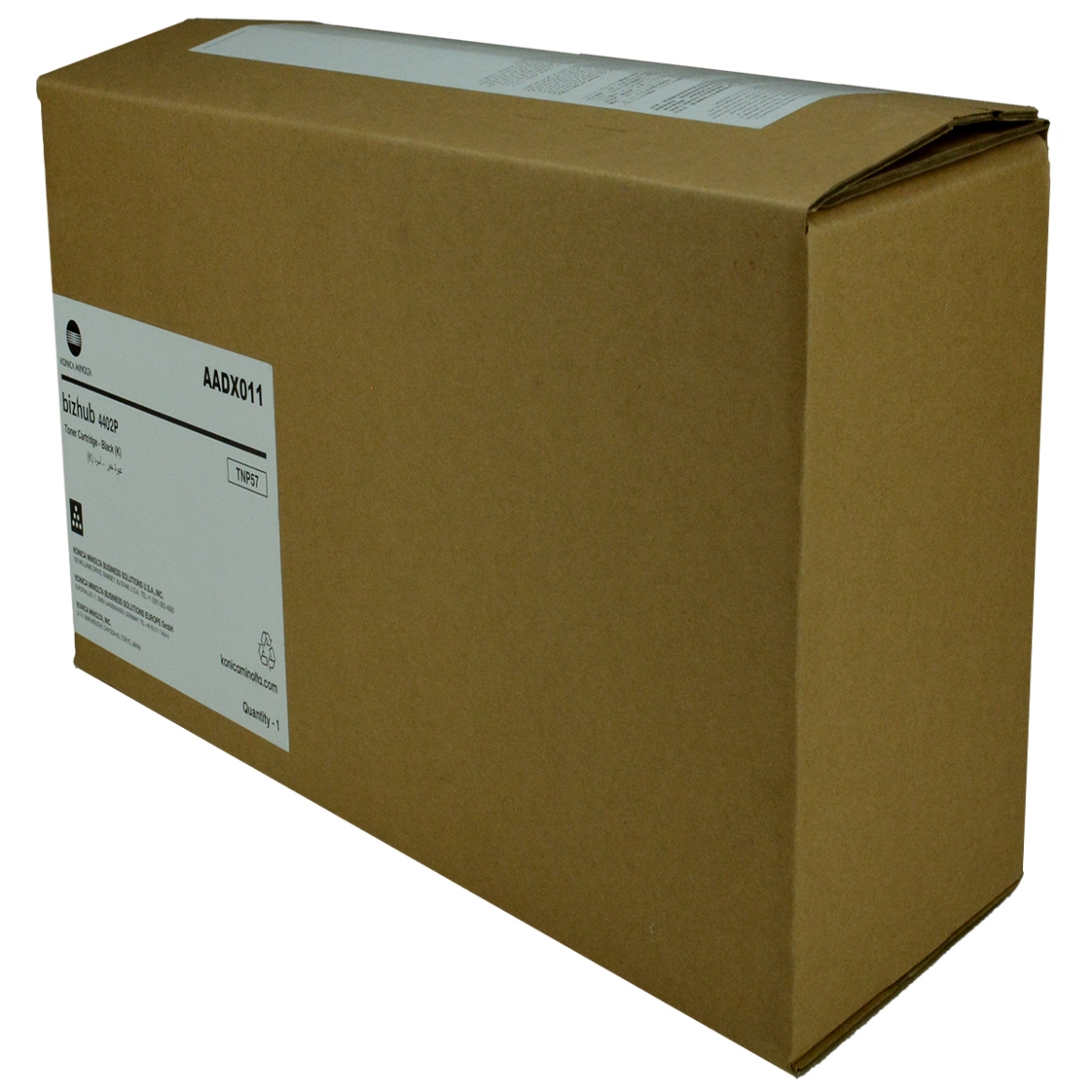 Picture of OEM Konica Minolta TNP57 (AADX011) Toner Cartridge, Black, 25K Yield