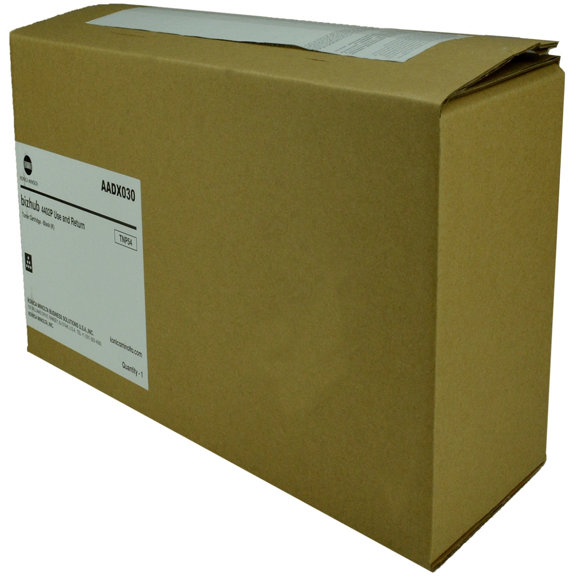 Picture of OEM Konica Minolta TNP54 (AADX030) Toner Cartridge, Black, 25K Yield, Return Program
