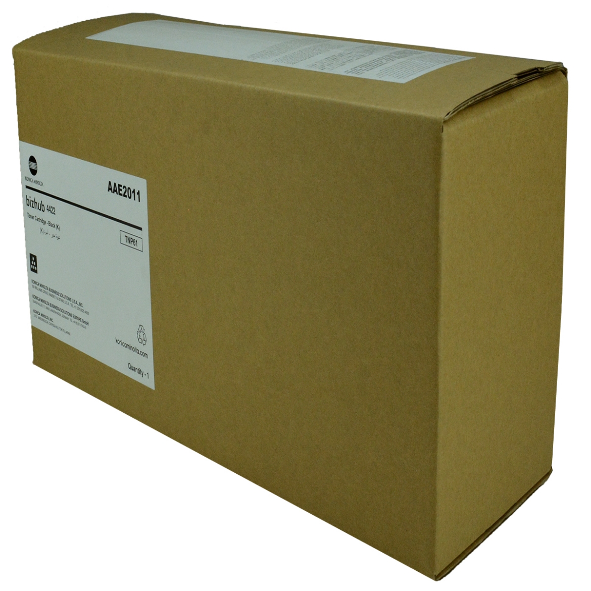 Picture of OEM Konica Minolta TNP61 (AAE2011) Toner Cartridge, Black, 25K Yield
