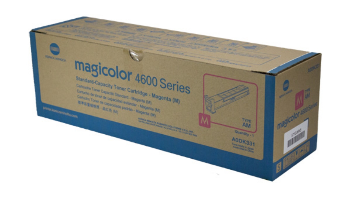 Picture of Konica Minolta A0DK331 Magenta Toner Cartridge (4000 Yield)