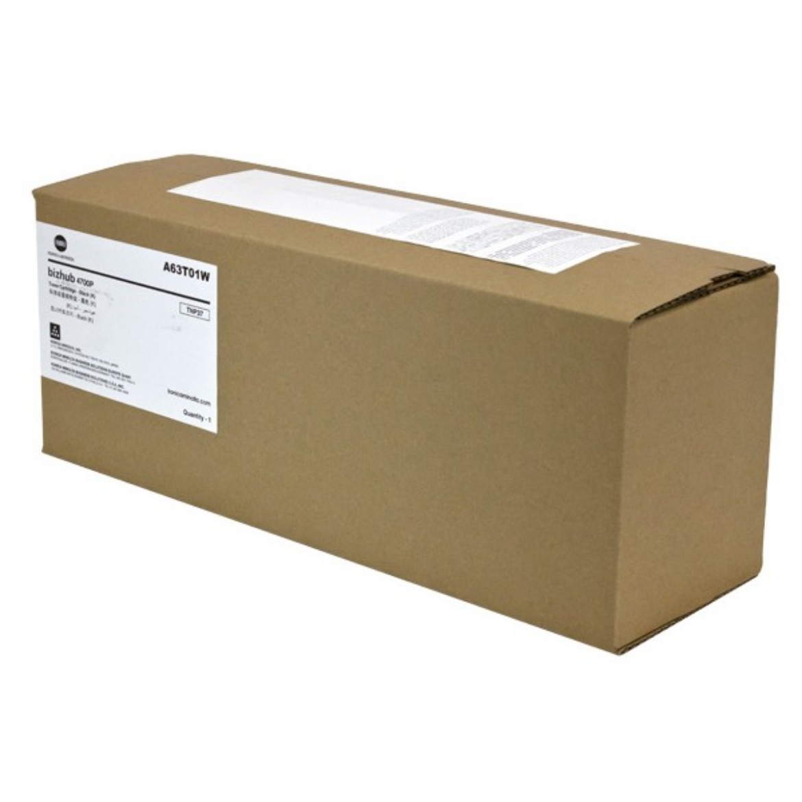 Picture of OEM Konica Minolta TNP37 (A63T01W) Toner Cartridge, Black, 20K Yield