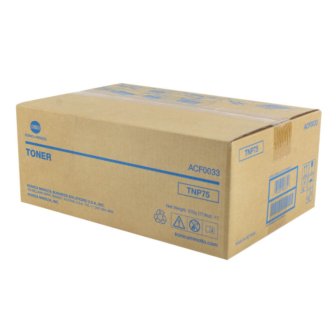 Picture of OEM Konica Minolta TNP75 (ACF0033) Toner Cartridge, Black, 20K Yield