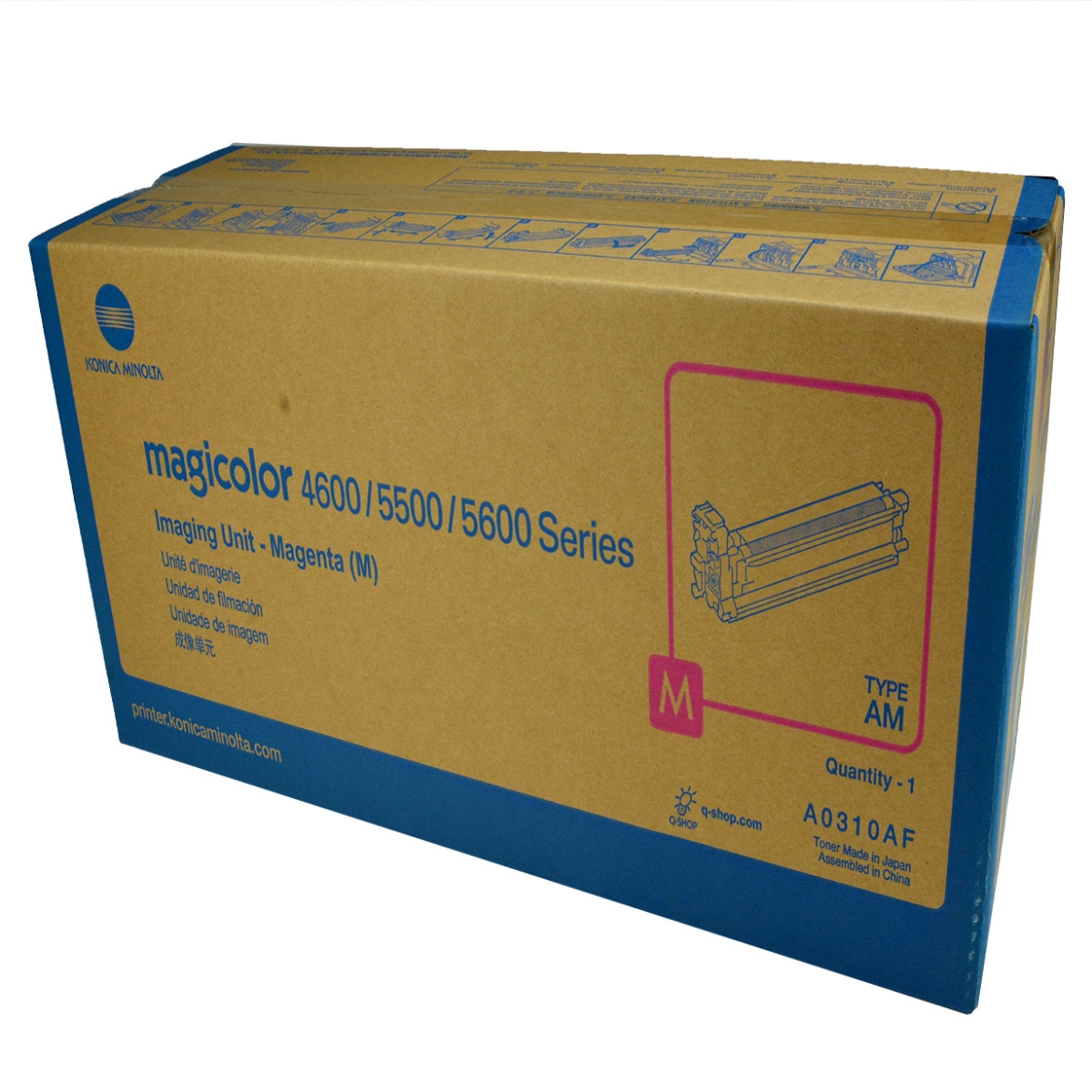 Picture of OEM Konica Minolta  (A0310AF) Drum Unit, Magenta, 30K Yield