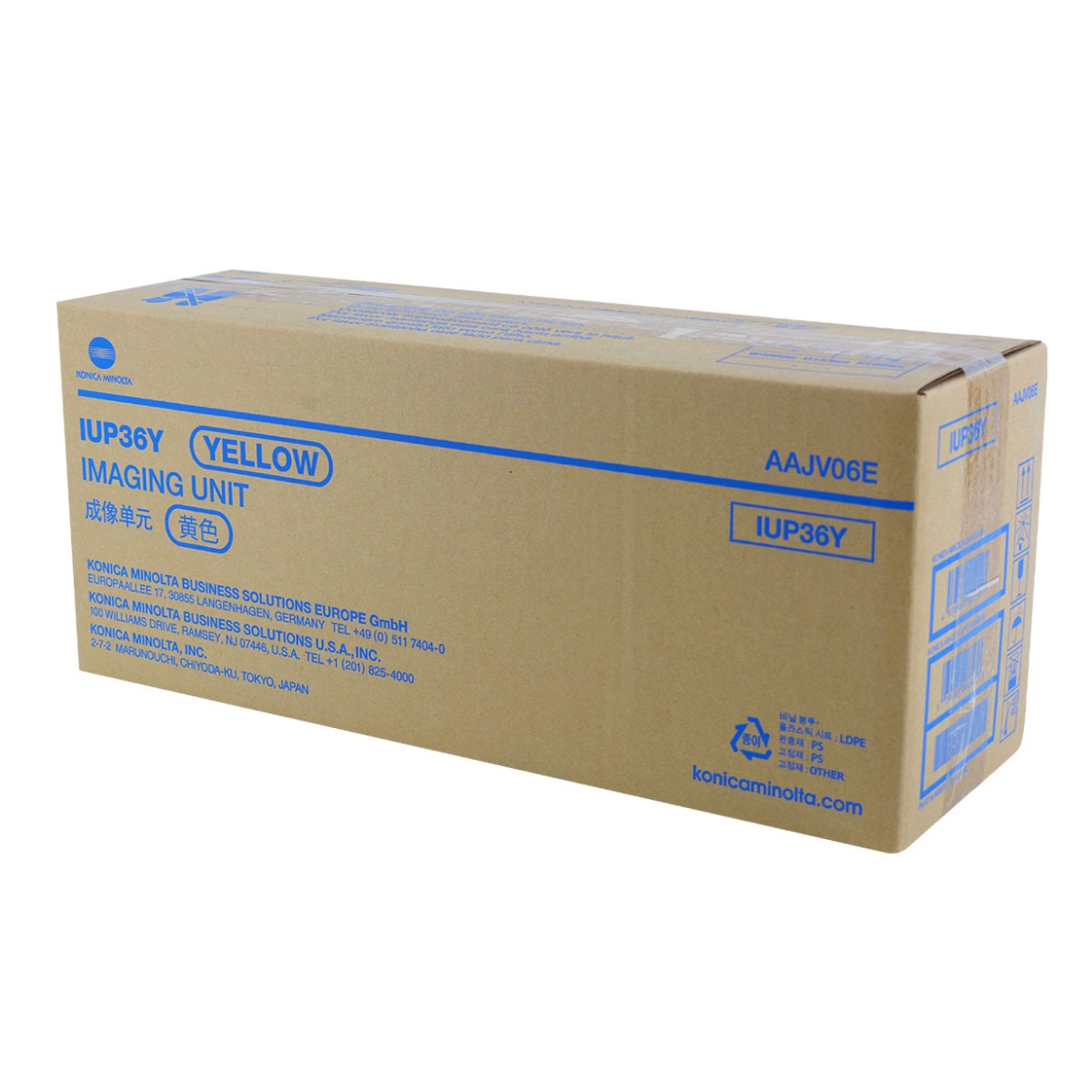 Picture of OEM Konica Minolta IUP36Y (AAJV06E) Imaging Unit, Yellow, 100K Yield