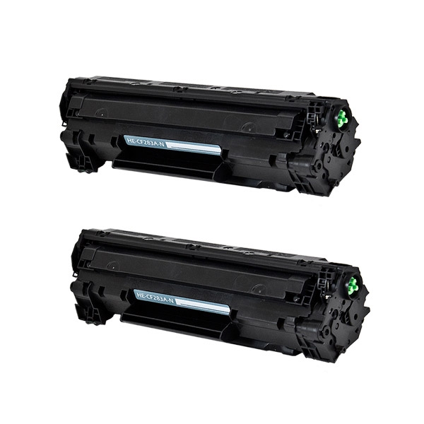Show details for Compatible HP 83A (CF283A) Toner Cartridge, Black, 1.5K Yield, 2 Cartridge Value Pack Picture of Compatible HP 83A (CF283A) Toner Cartridge, Black, 1.5K Yield, 2 Cartridge Value Pack