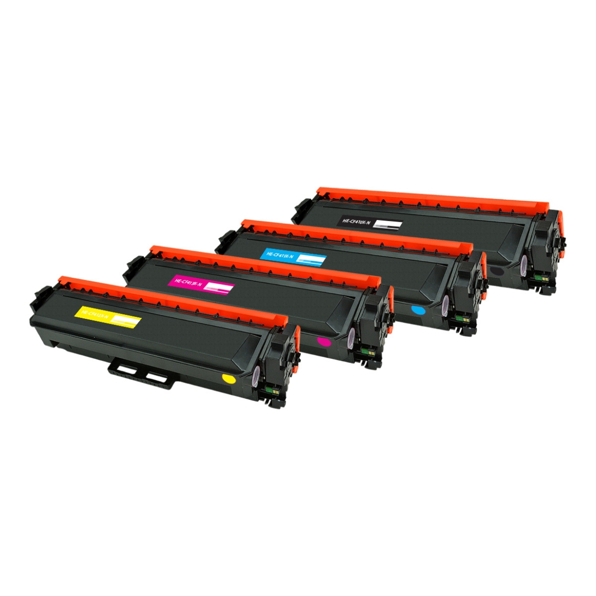 Picture of Compatible HP 410X (CF410X CF411X CF412X CF413X) Toner Cartridge, Black, 6.5K High Yield, Color, 5K High Yield, 4 Cartridge Value Pack