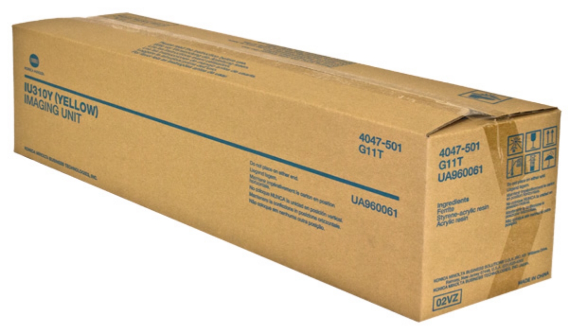 Picture of OEM Konica Minolta IU310Y (4047501) Imaging Unit, Yellow, 50K Yield
