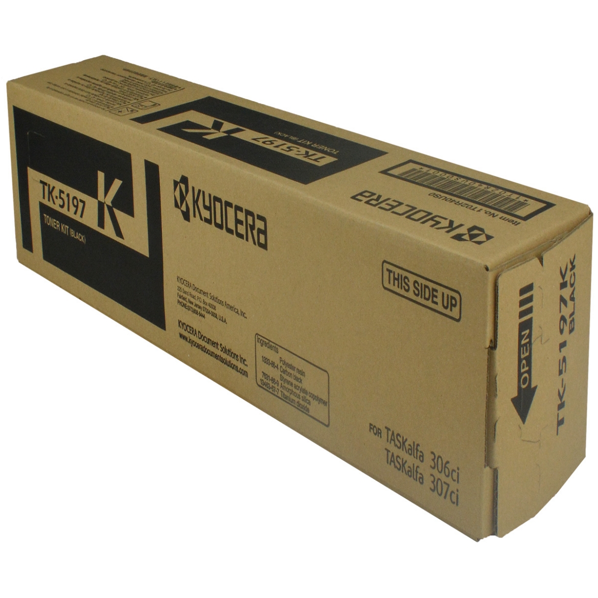 Picture of OEM Kyocera Mita TK-5197K (1T02R40US0) Toner Cartridge, Black, 15K Yield