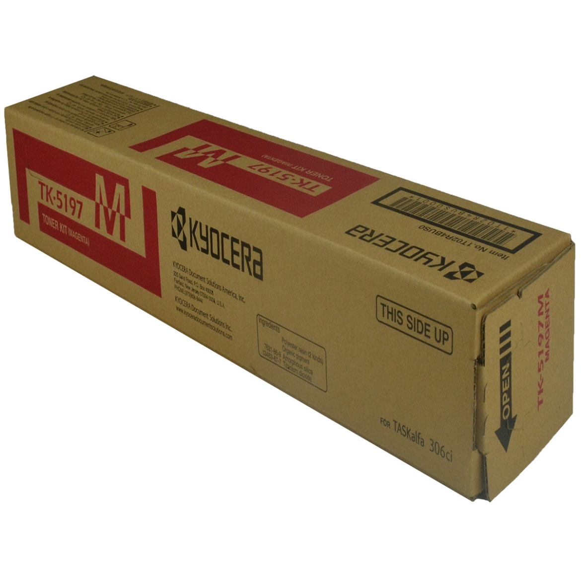 Picture of OEM Kyocera Mita TK-5197M (1T02R4BUS0) Toner Cartridge, Magenta, 7K Yield