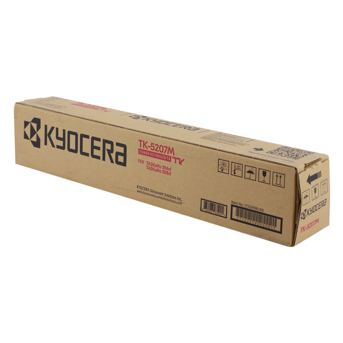 Picture of OEM Kyocera Mita TK-5207M (1T02R5BUS0) Toner Cartridge, Magenta, 12K Yield