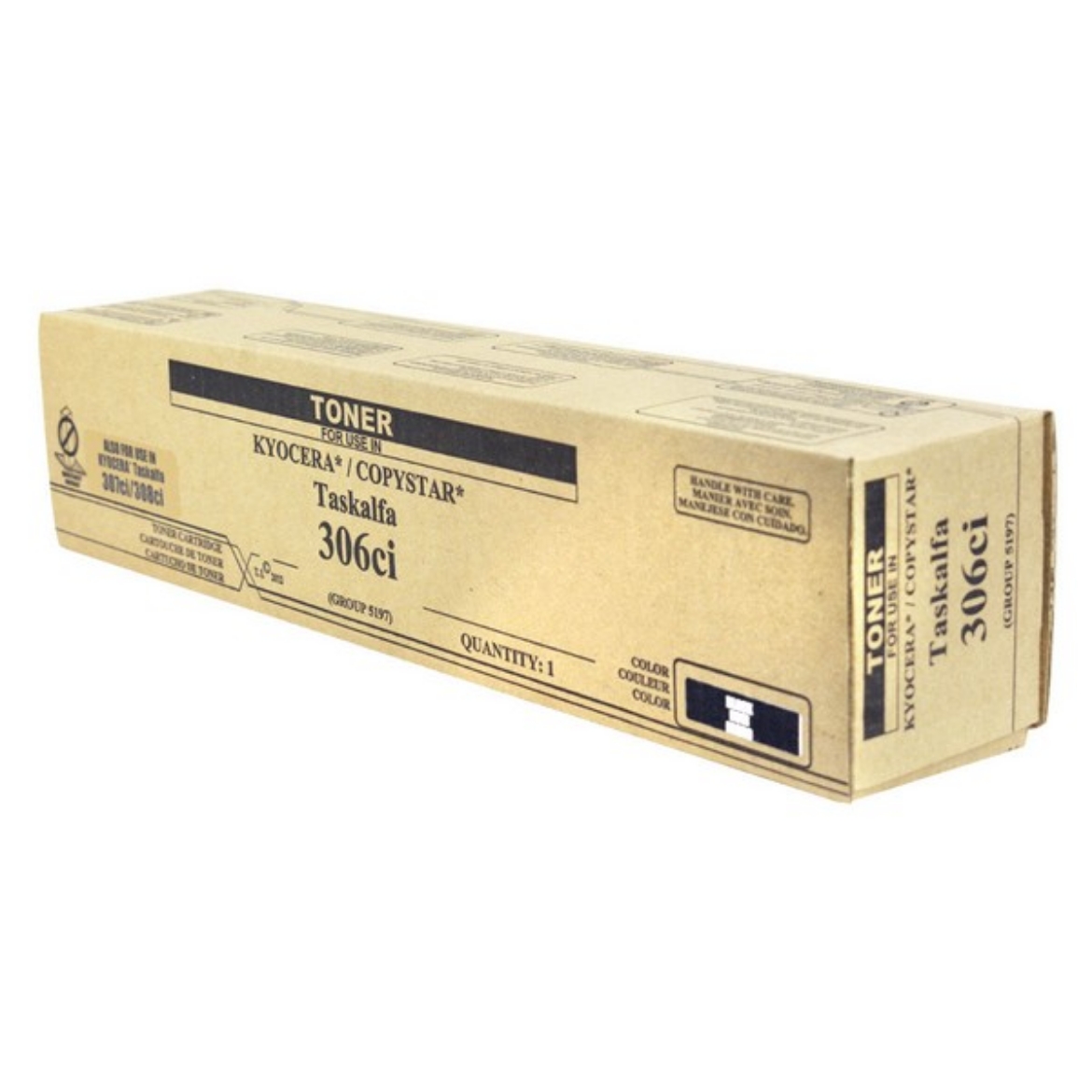 Picture of Compatible Kyocera Mita TK-5197K (1T02R40US0) Toner Cartridge, Black, 15K Yield, TAA Compliant, Made in USA
