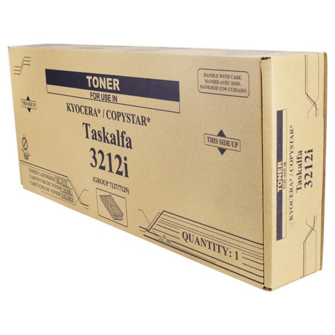 Picture of Compatible Kyocera Mita TK-7127 (1T02V70US0) Toner Cartridge, Black, 20K Yield, TAA Compliant, Made in USA