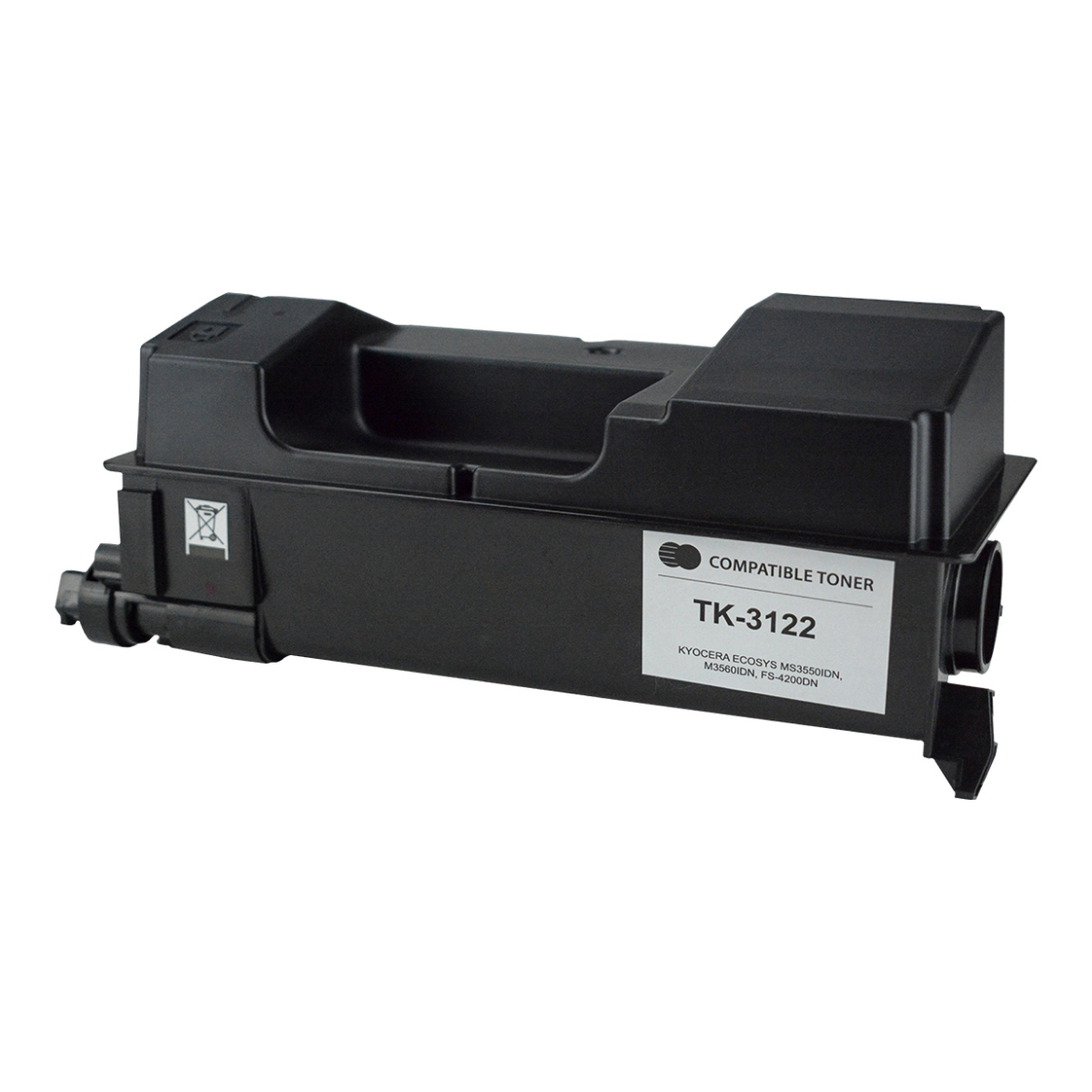 Picture of Compatible Kyocera Mita TK-3122 (1T02L10US0) Toner Cartridge, Black, 32K Yield Jumbo