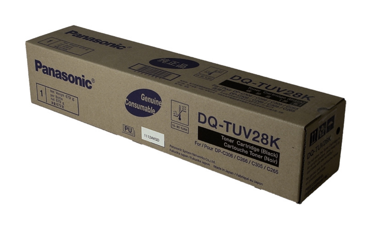 Picture of Panasonic DQ-TUV28K Black Toner Cartridge (28000 Yield)