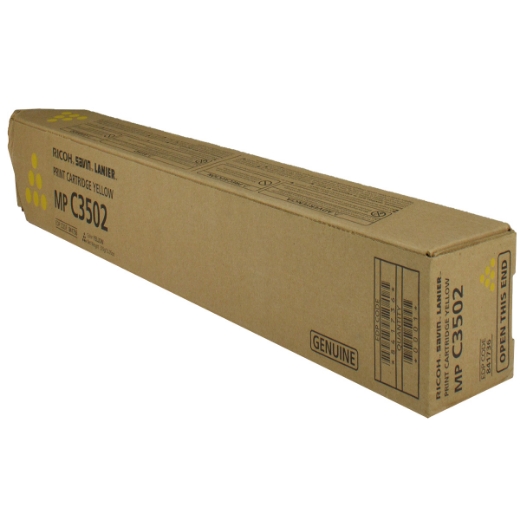 Picture of OEM Ricoh  (841736) Toner Cartridge, Yellow, 18K Yield