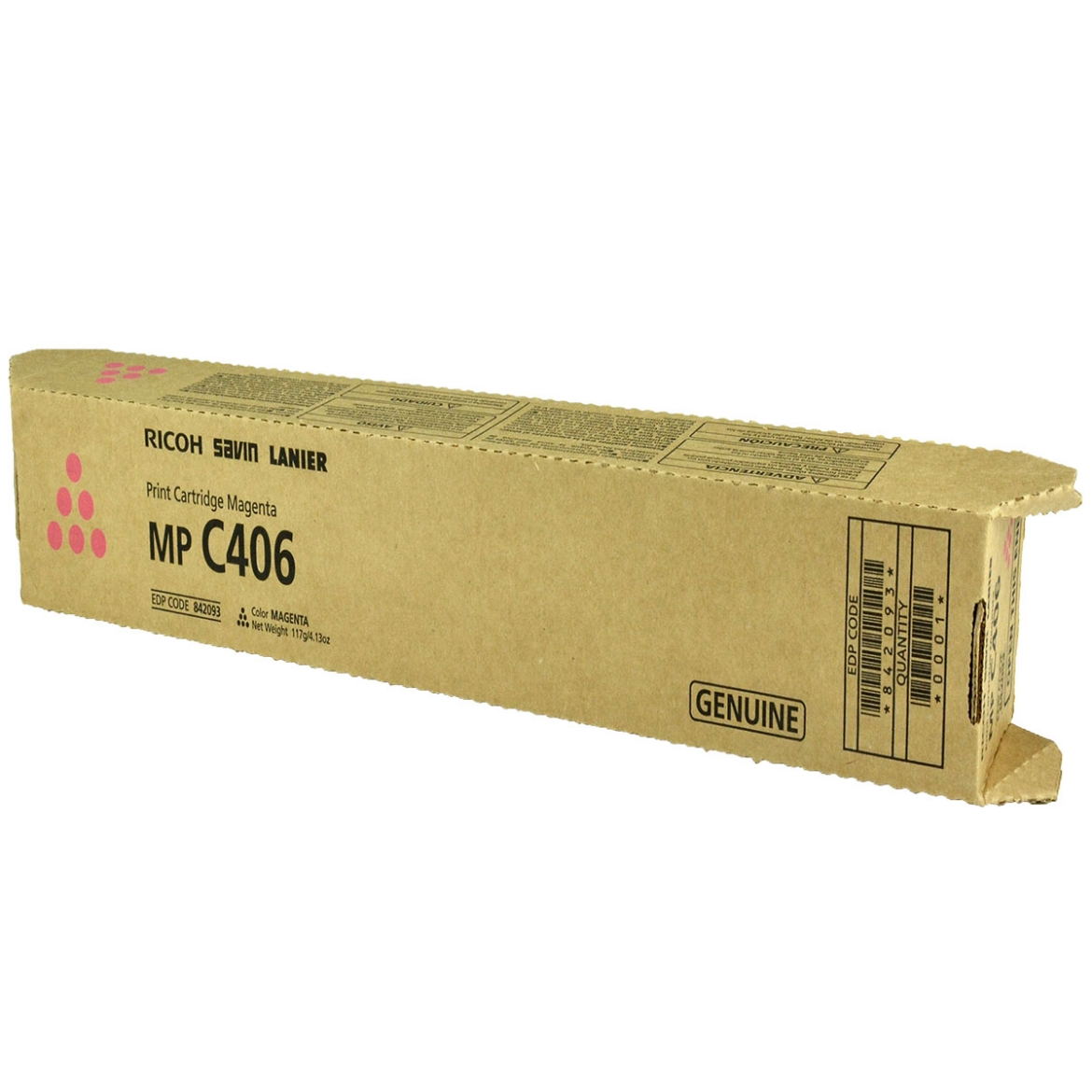 Picture of OEM Ricoh  (842093) Toner Cartridge, Magenta, 6K Yield