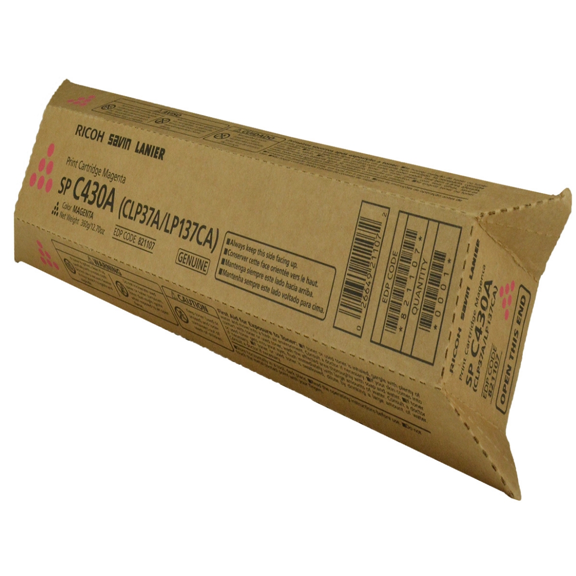 Picture of OEM Ricoh  (821107, 821303) Toner Cartridge, Magenta, 21K Yield