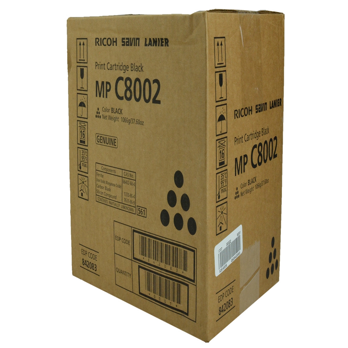 Picture of OEM Ricoh  (842083) Toner Cartridge, Black, 48.5K Yield