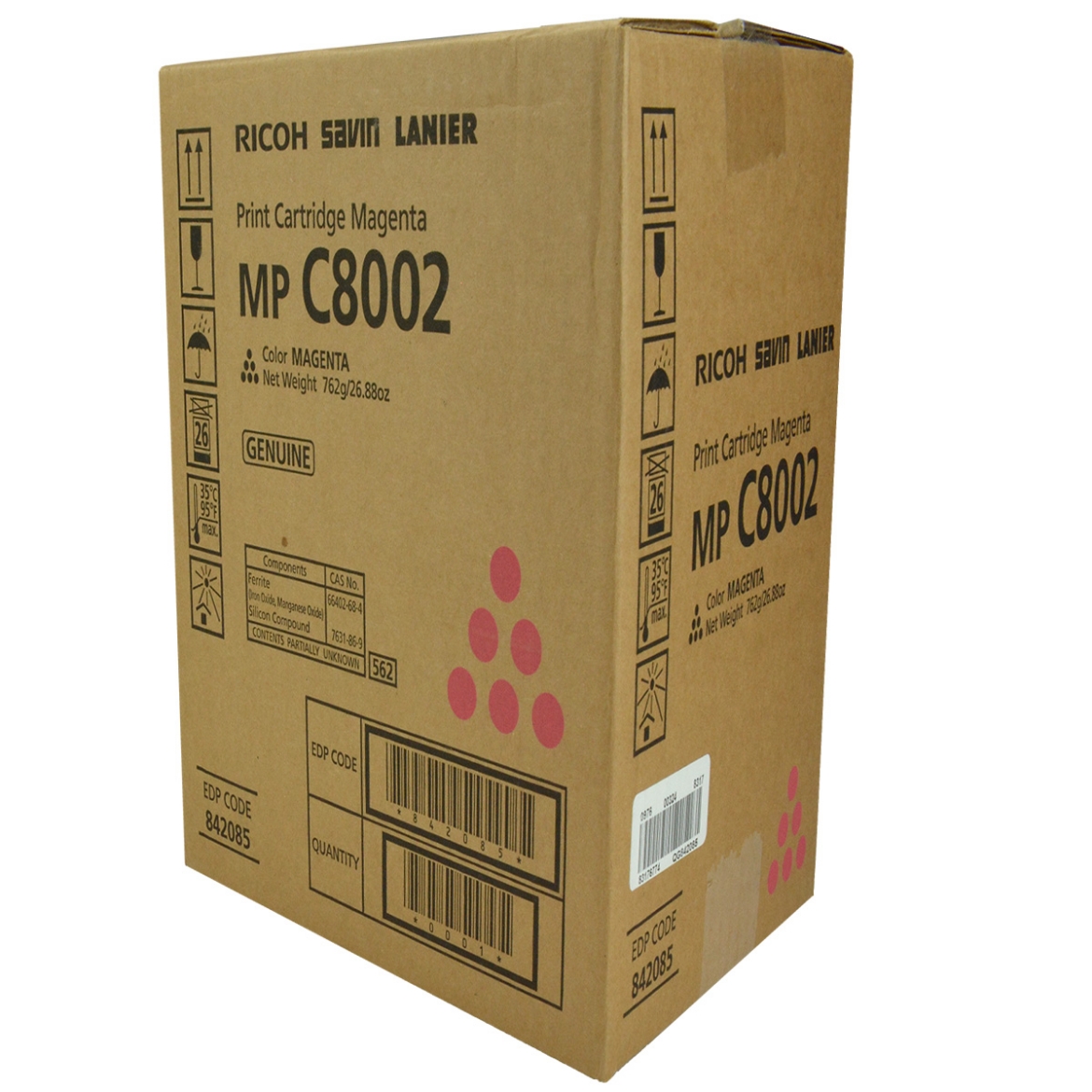 Picture of OEM Ricoh  (841782, 842085) Toner Cartridge, Magenta, 29K Yield