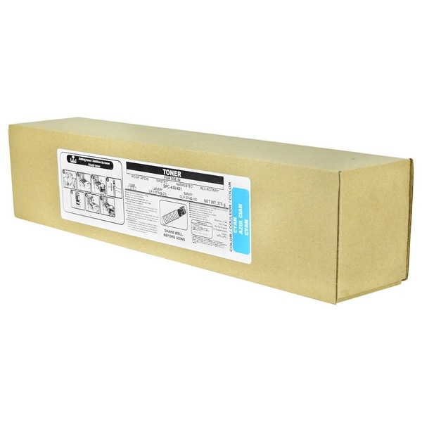 Show details for Compatible Ricoh SP C430A (821108) Toner Cartridge, Cyan, 21K Yield, TAA Compliant, Made in USA Picture of Compatible Ricoh SP C430A (821108) Toner Cartridge, Cyan, 21K Yield, TAA Compliant, Made in USA