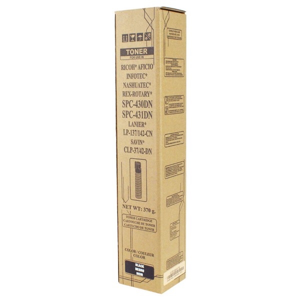 Show details for Compatible Ricoh SP C430A (821105) Toner Cartridge, Black, 24K Yield, TAA Compliant, Made in USA Picture of Compatible Ricoh SP C430A (821105) Toner Cartridge, Black, 24K Yield, TAA Compliant, Made in USA