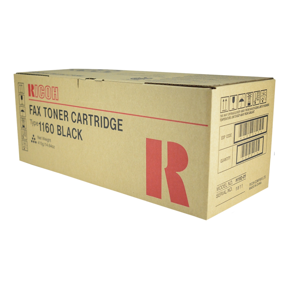 Picture of OEM Ricoh Type 1160 (430347) Toner Cartridge, Black, 5K Yield