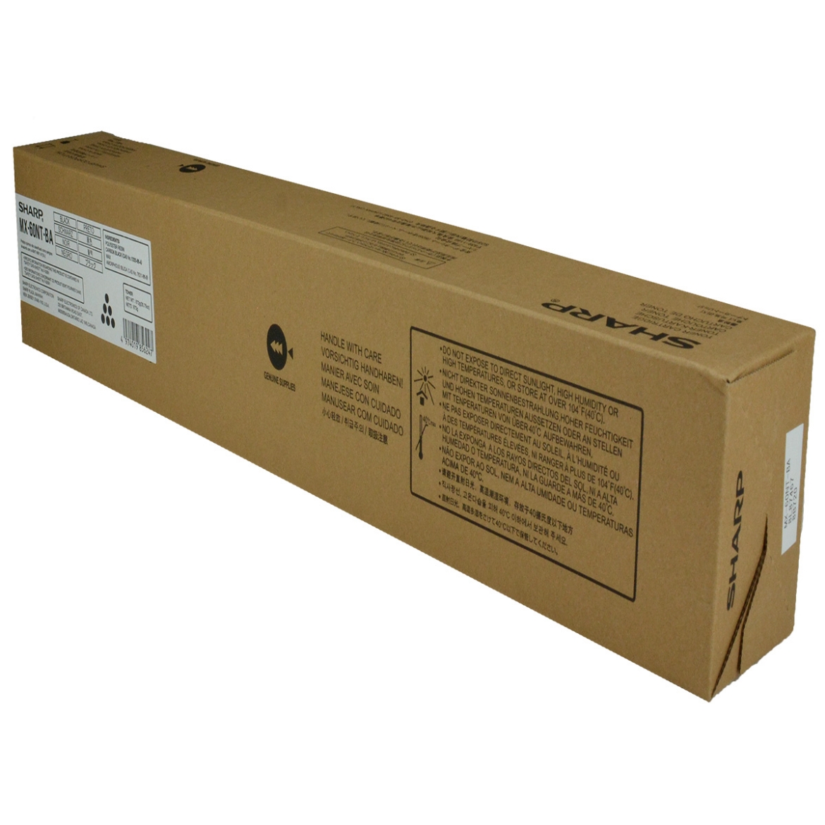 Picture of OEM Sharp MX-60NTBA Toner Cartridge, Black, 40K Yield