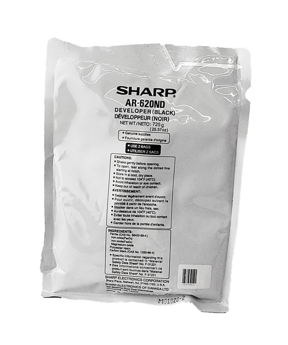 Picture of Sharp AR-620ND Black Developer (125000 Yield)