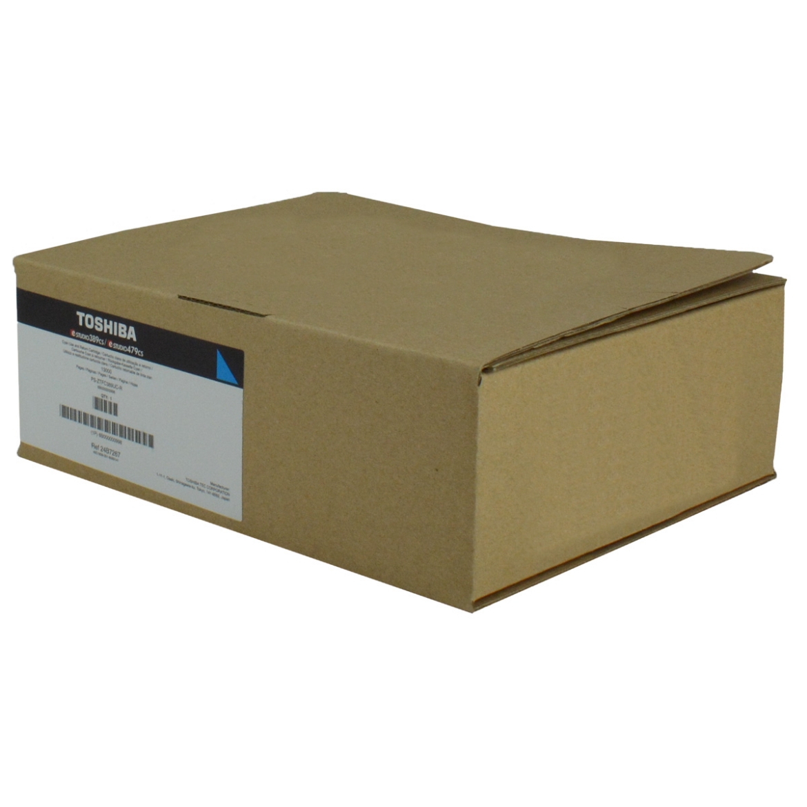 Picture of OEM Toshiba T-FC389U-CR (TFC389UCR) Toner Cartridge, Cyan, 13K Yield